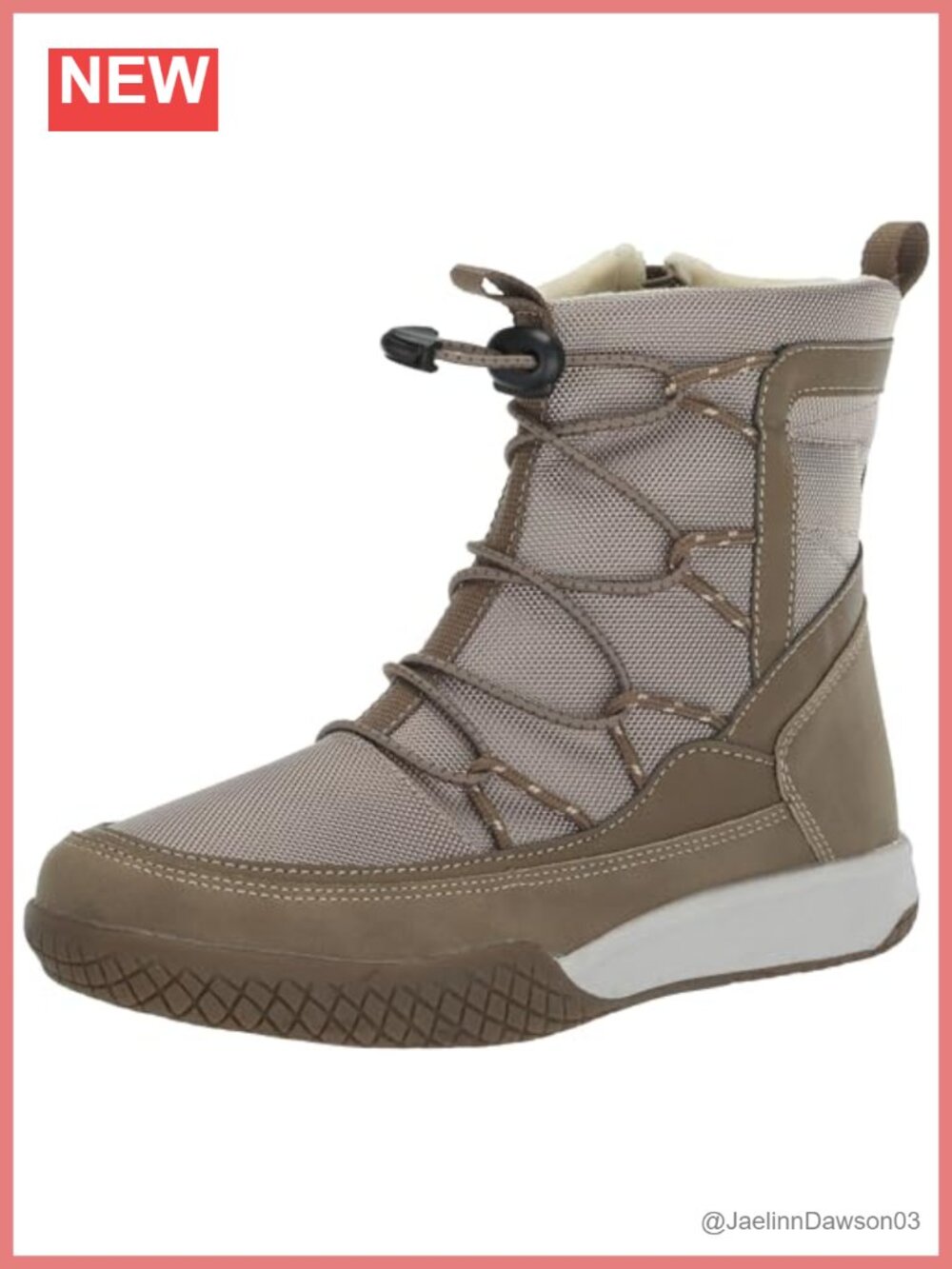Khombu Beth Slip On Waterproof Snow Boots Women Round Toe Rubber Sole